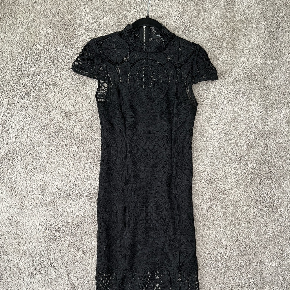 Black Lace Maxi dress